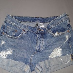 Denim shorts